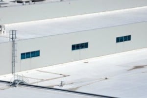 roof of a warehouse